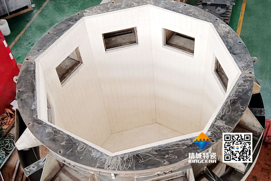 細(xì)胞磨筒體內(nèi)襯陶瓷防磨方案